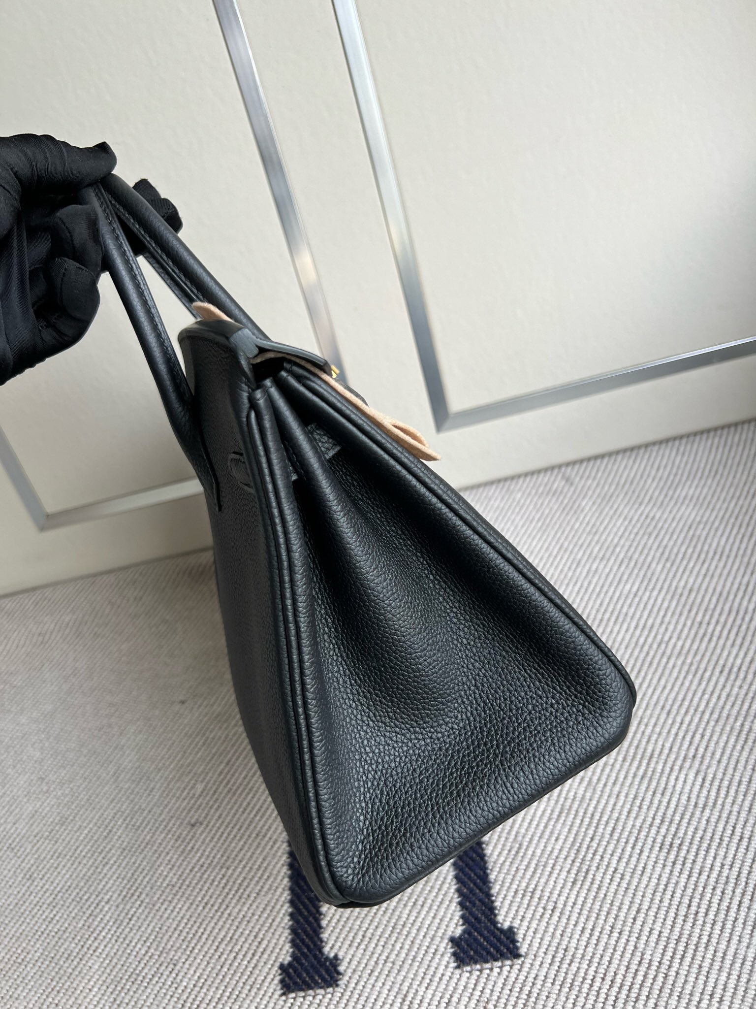 에르메스 버킨백25 블랙 금장 토고가죽